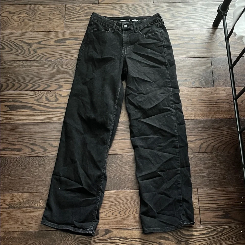 Old Navy High Waisted Wow Wide Legged Jeans. - Picture 4 of 6
